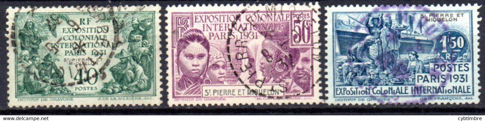 Saint Pierre Et Miquelon: Yvert N° 132-133-135 - Used Stamps