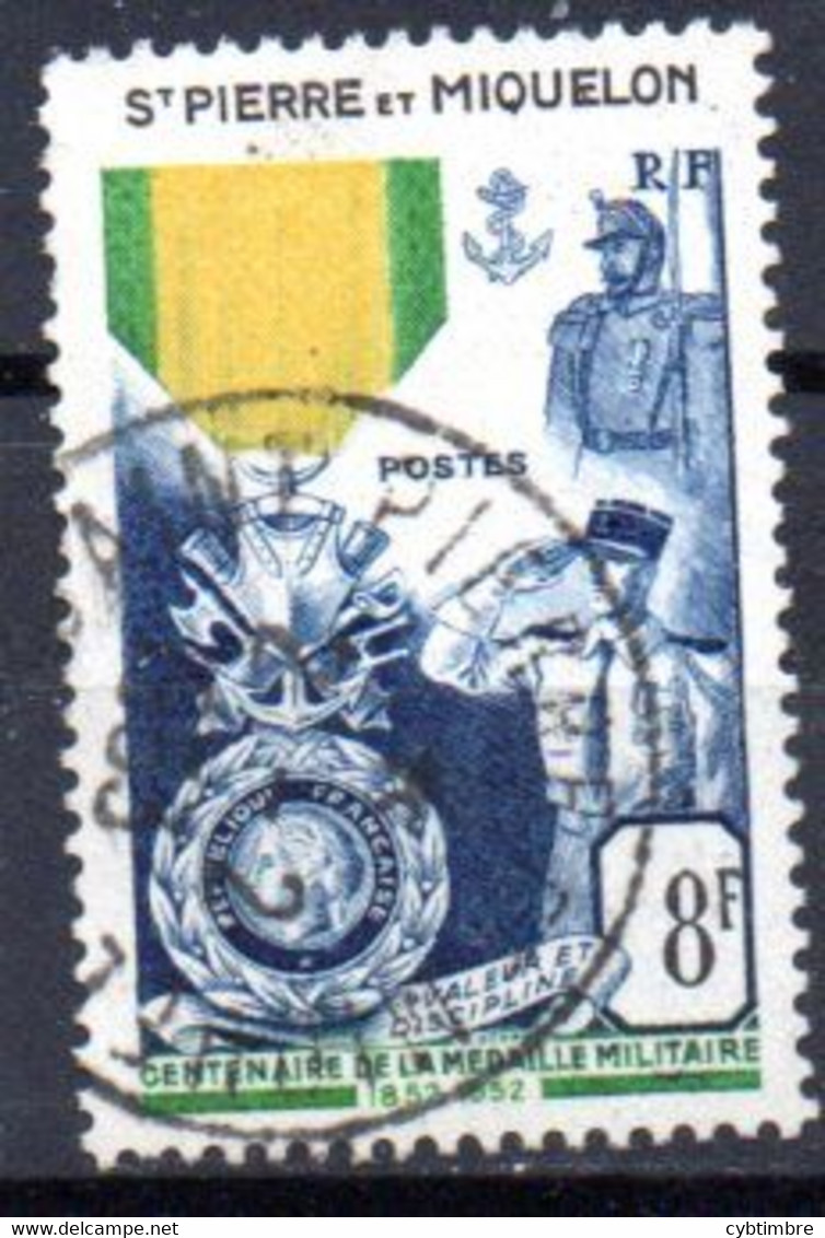 Saint Pierre Et Miquelon: Yvert N° 347 - Usati