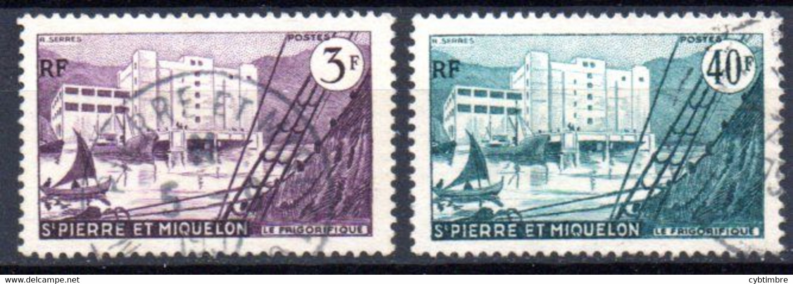 Saint Pierre Et Miquelon: Yvert N° 350/351 - Usati