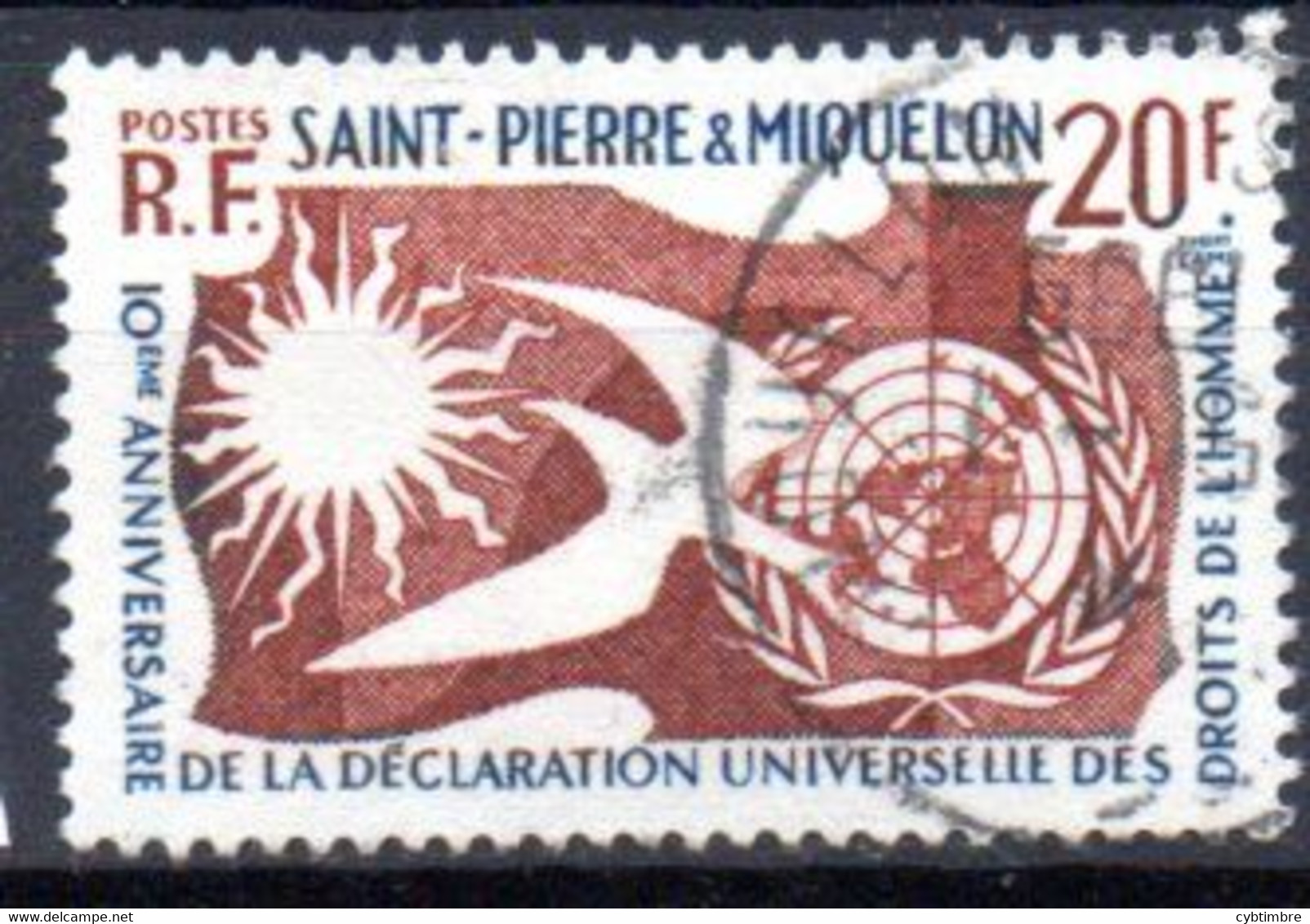 Saint Pierre Et Miquelon: Yvert N° 358 - Oblitérés