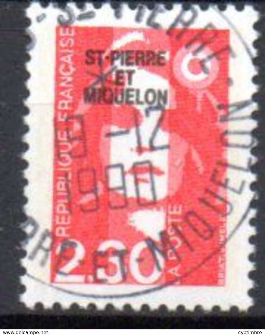 Saint Pierre Et Miquelon: Yvert N° 518 - Usati