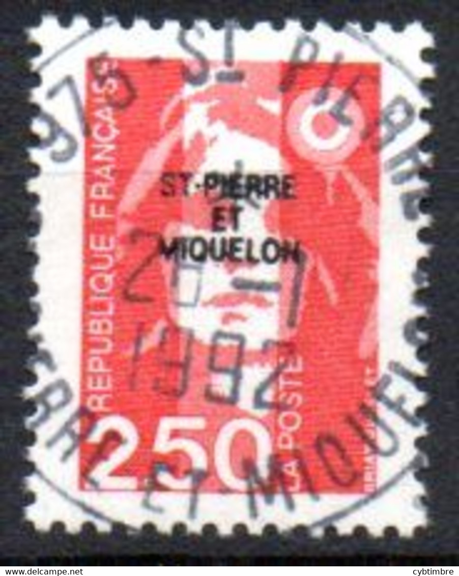 Saint Pierre Et Miquelon: Yvert N° 553 - Used Stamps