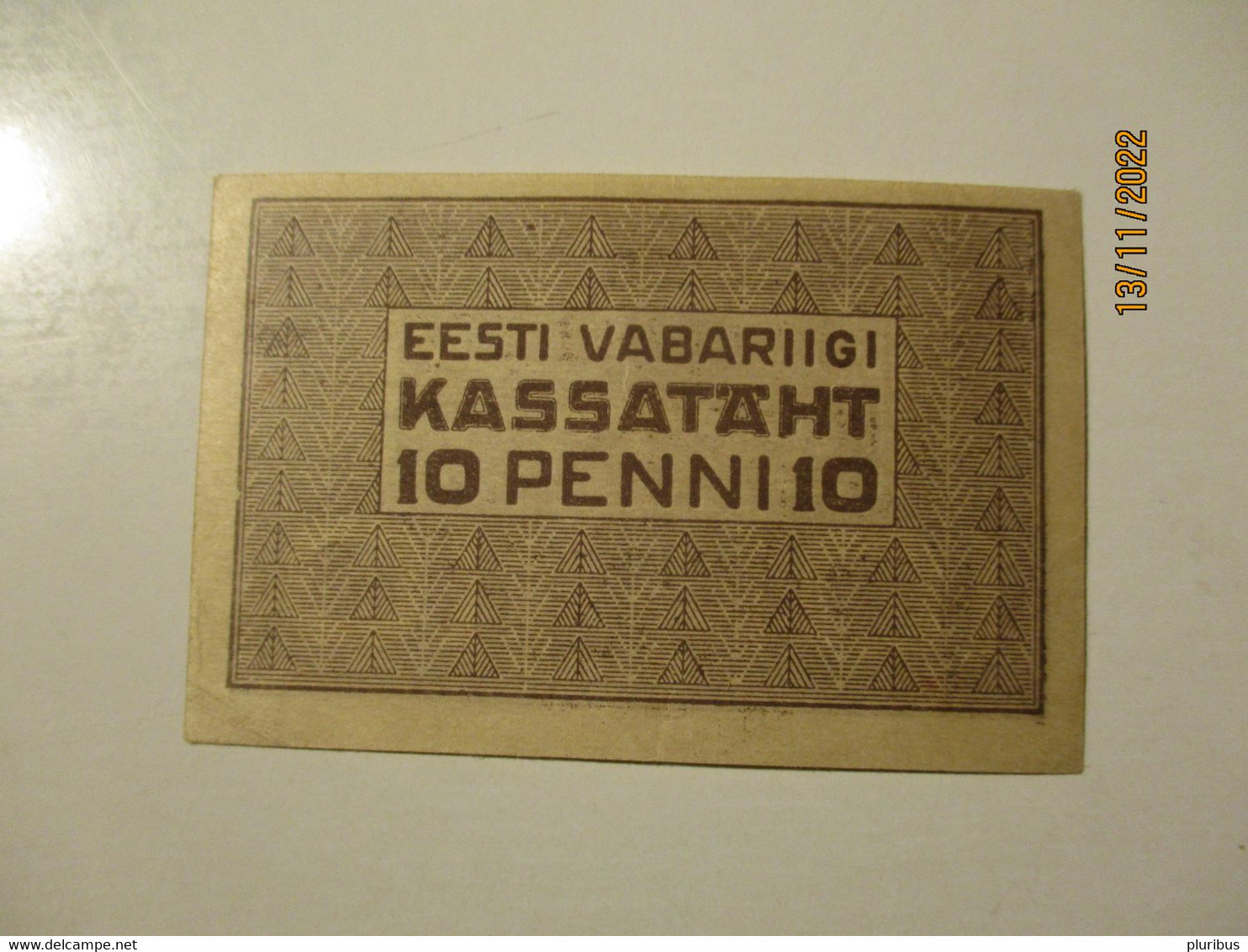 ESTONIA 10 PENNI 1919  , 8-29 - Estonie