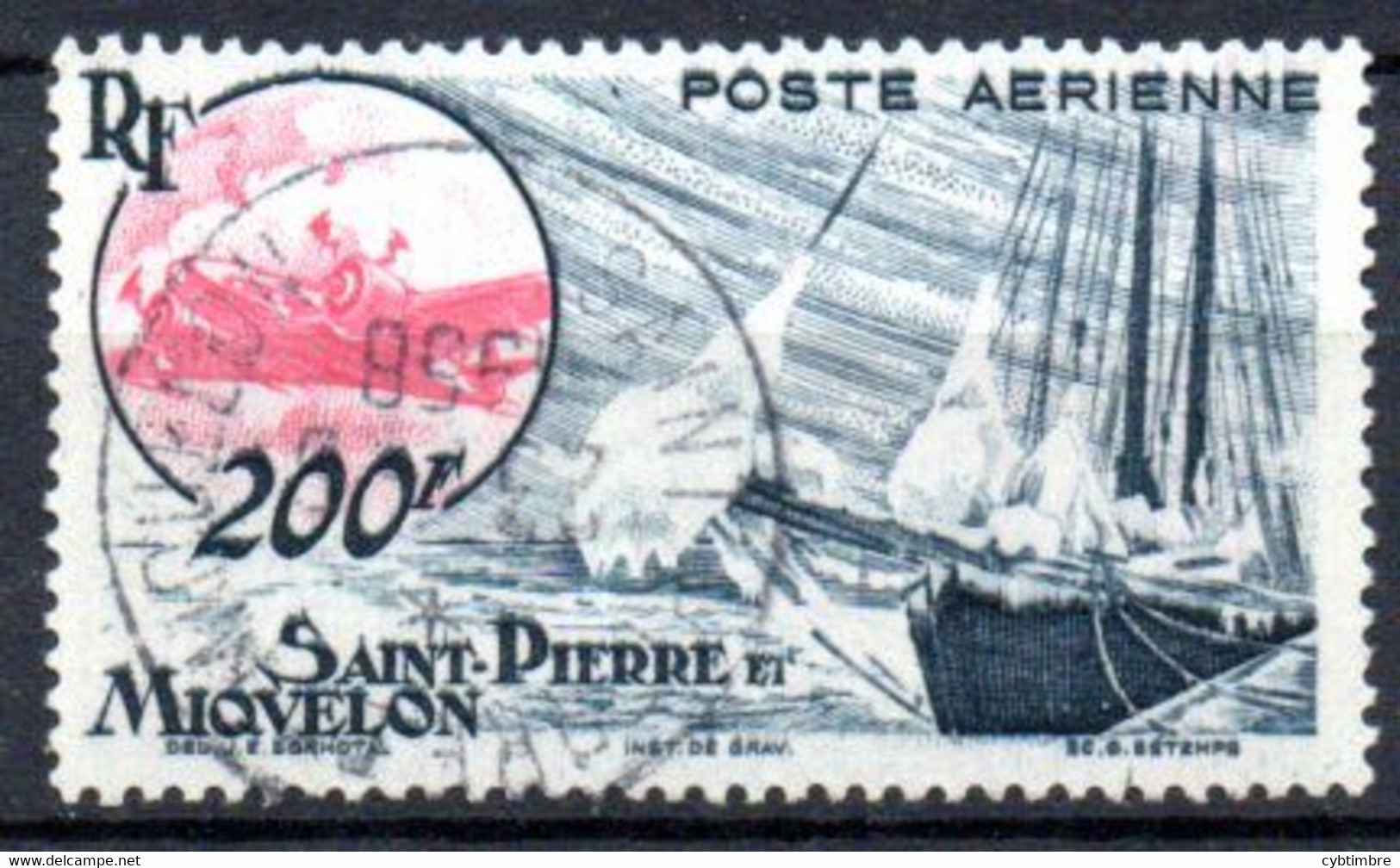 Saint Pierre Et Miquelon: Yvert N° A 20 - Usados