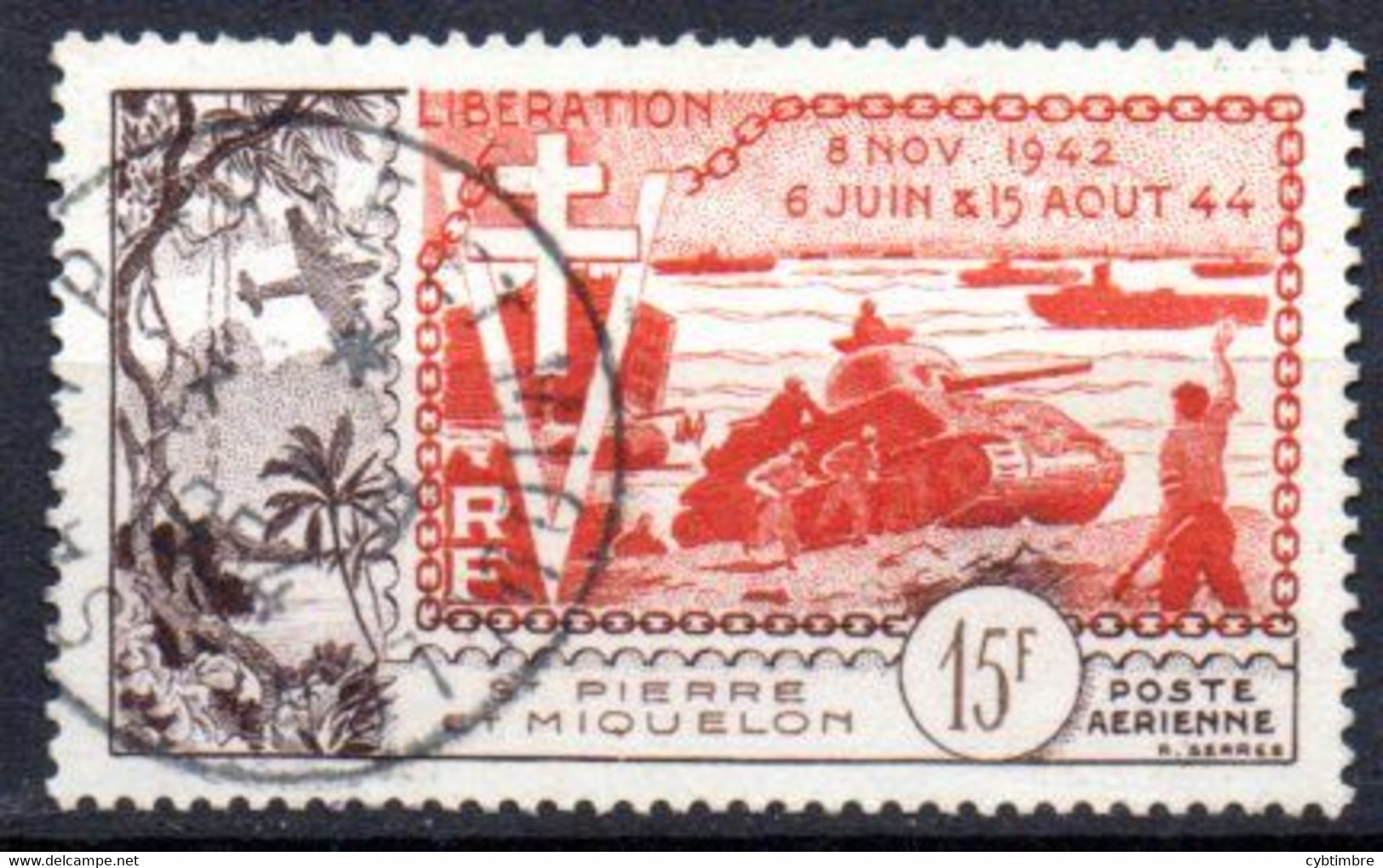 Saint Pierre Et Miquelon: Yvert N° A 21 - Usati