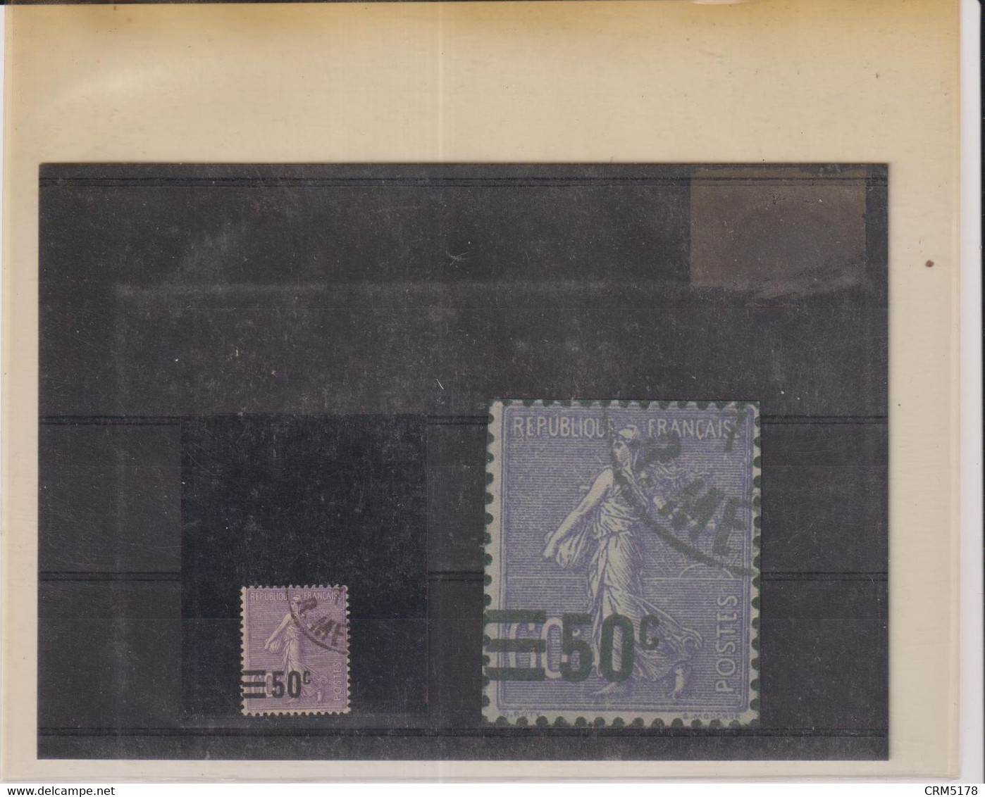 FRANCE-VARIETES-TP N° 223-OB-Surcharge Déplaçée-TB-1926 - Used Stamps