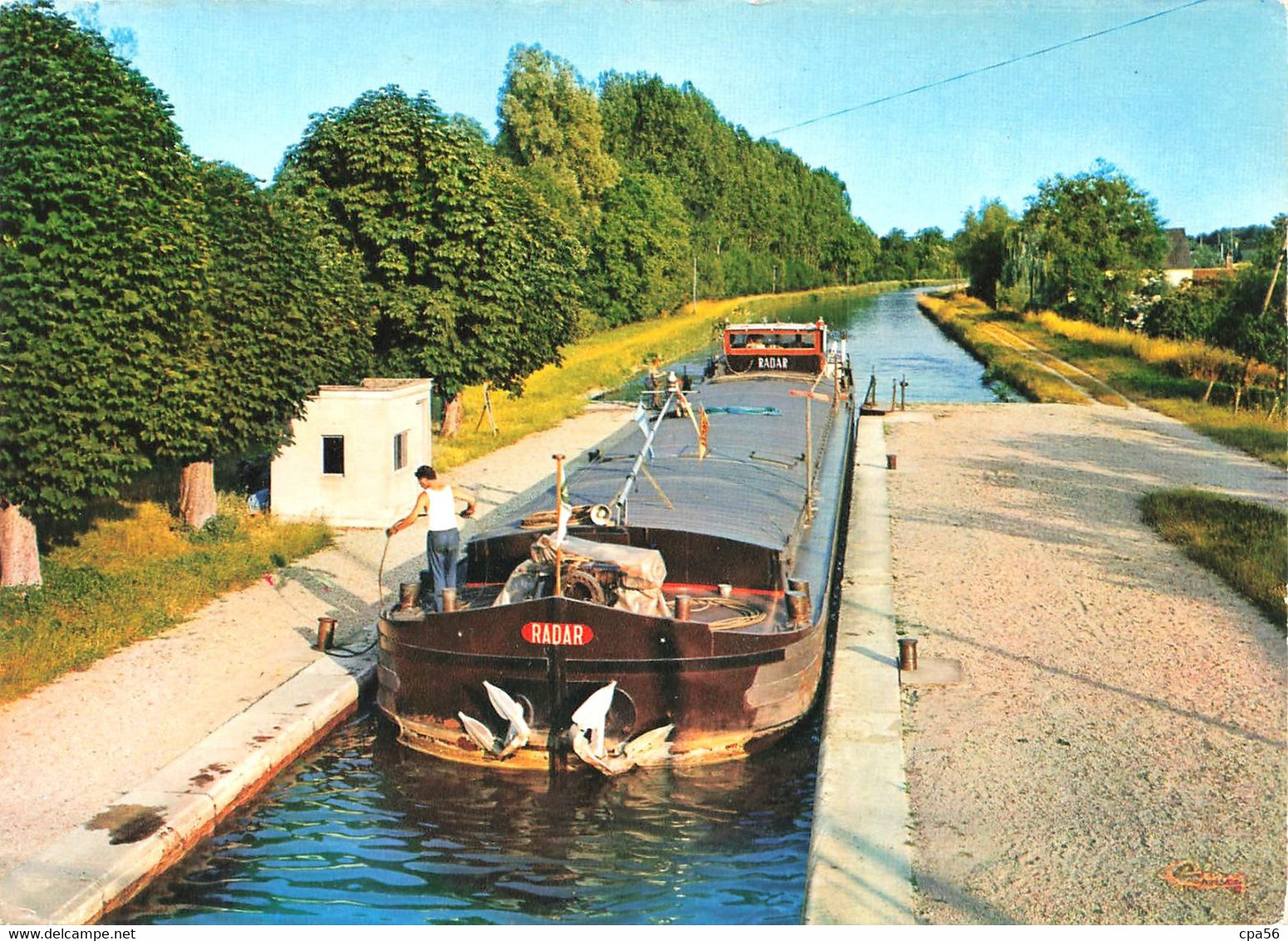 Transport Par PÉNICHE - Beau Plan - Canal De NARGIS - Loiret - Environs De Ferrières En Gastinais - Combier éd. - Péniches