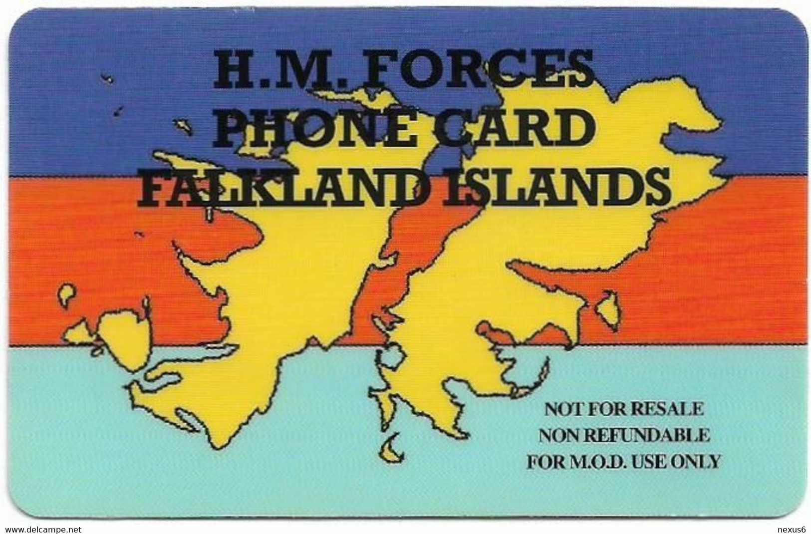 Falklands - C&W - British Forces Falkland Islands (No C&W On Front) 2004, Remote Mem. 20Min, Used - Falkland