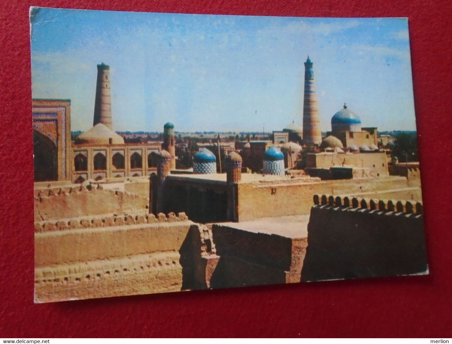 D191373    UZBEKISTAN - Khiva - Ichan-kala  Stamp Airplane Flight Kazan Moscow - Ouzbékistan