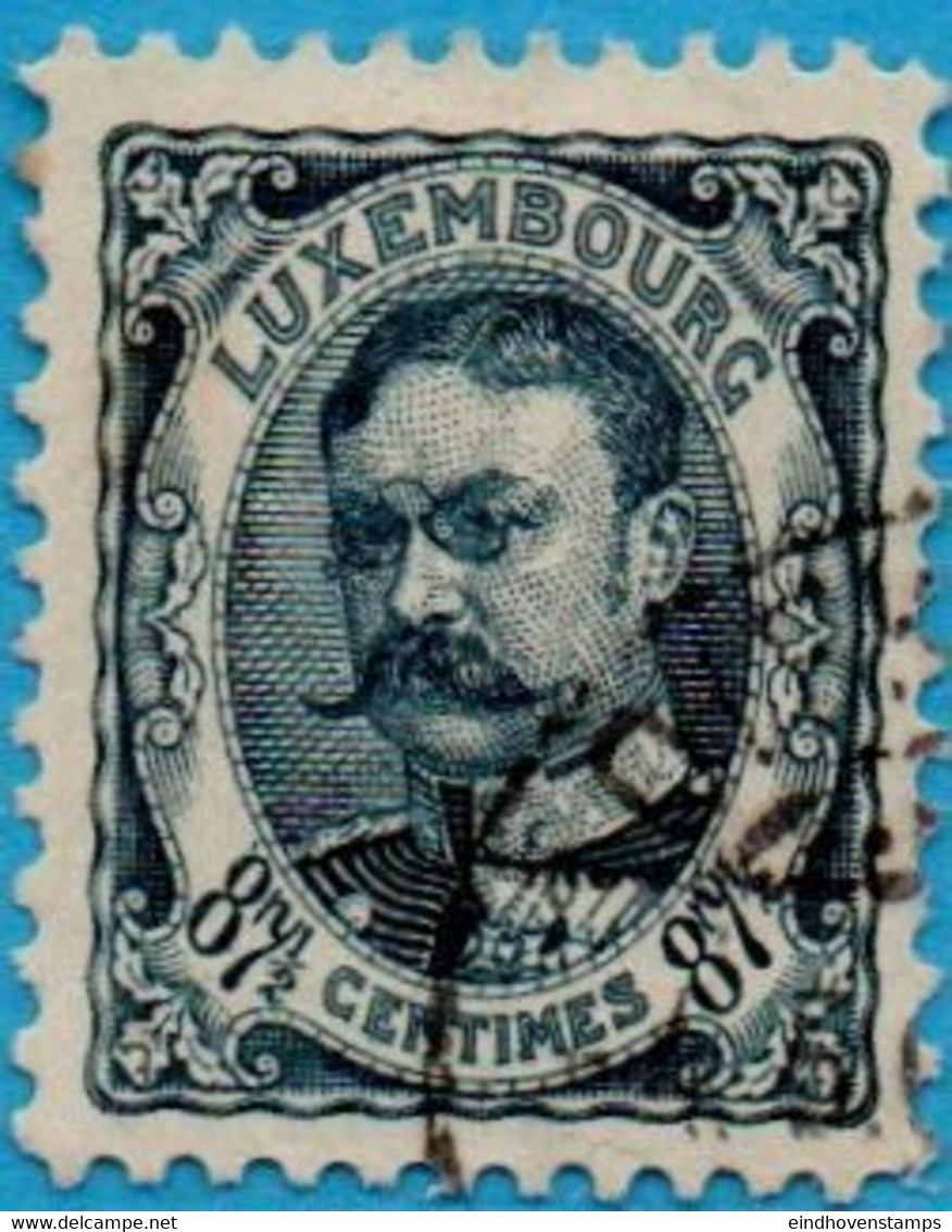 Luxemburg 1906, 87½ C Wilhelm IV 1 Value Cancelled 2211.1221 - 1906 Willem IV