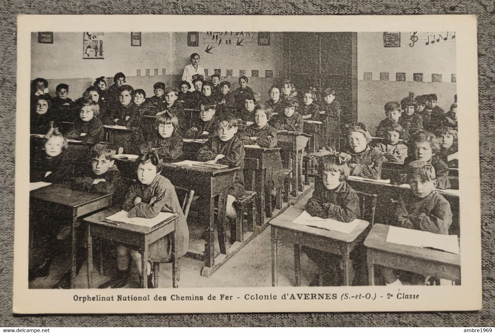 95 Orphelinat National Des Chemins De Fer - Colonie D'Avernes 2e Classe - Avernes