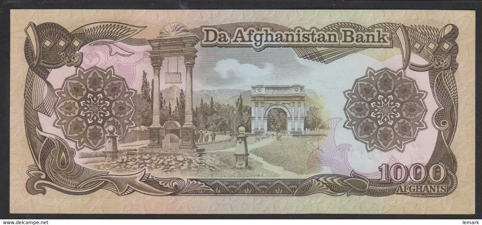 Afganistan 1000 Afgani 1991 P61c UNC - Afghanistan