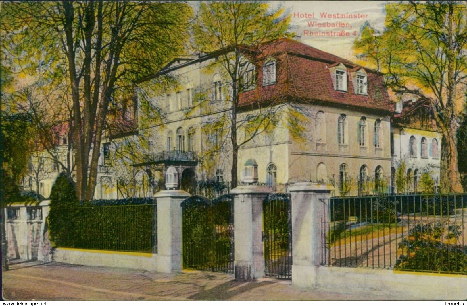 AK Wiesbaden Hotel Westminster, Rheinstraße 4 (3,161) - Wiesbaden