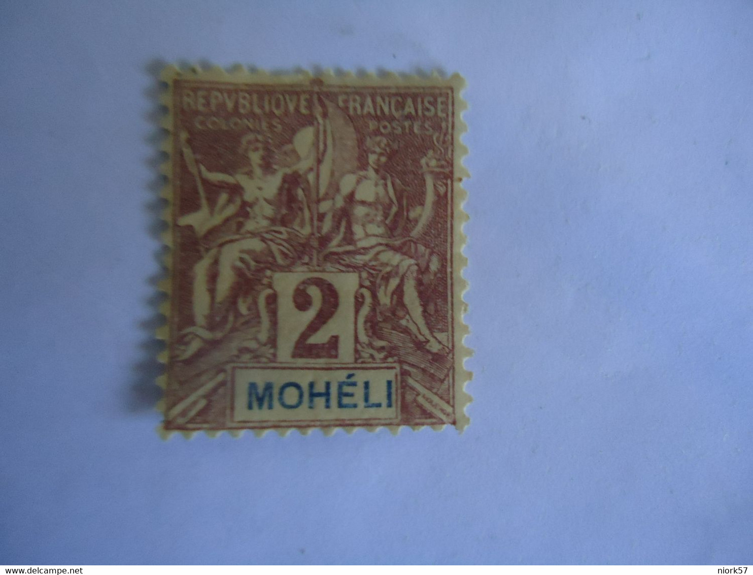 MOHELI FRANCE  COLONIES MLN  STAMPS   2C - Used Stamps