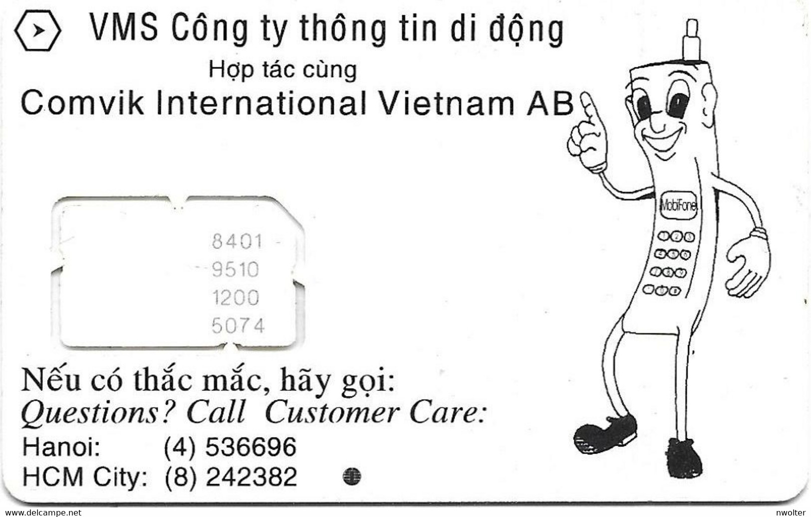 @+ Viet-Nam à Puce GSM / SIM - MobiFone - Vietnam