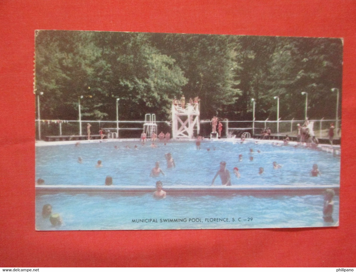 Municipal Swimming Pool. Florence   South Carolina         Ref 5841 - Florence