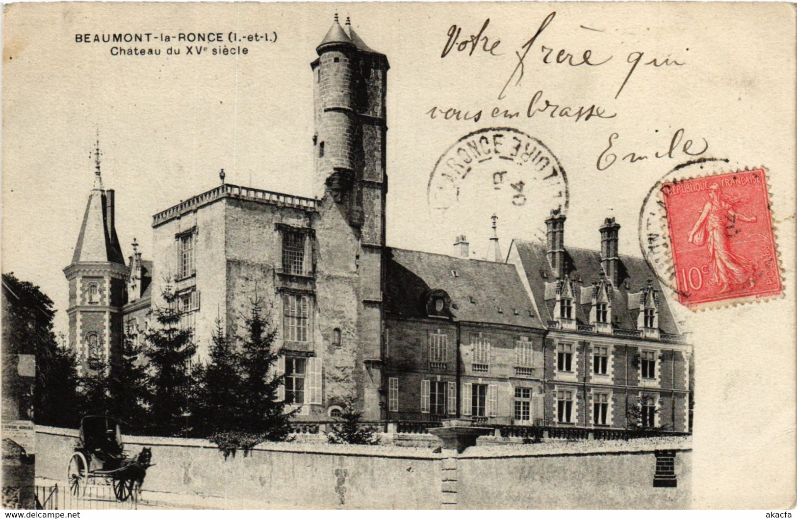CPA BEAUMONT-la-RONCE - Chateau Du XV Siécle (299274) - Beaumont-la-Ronce