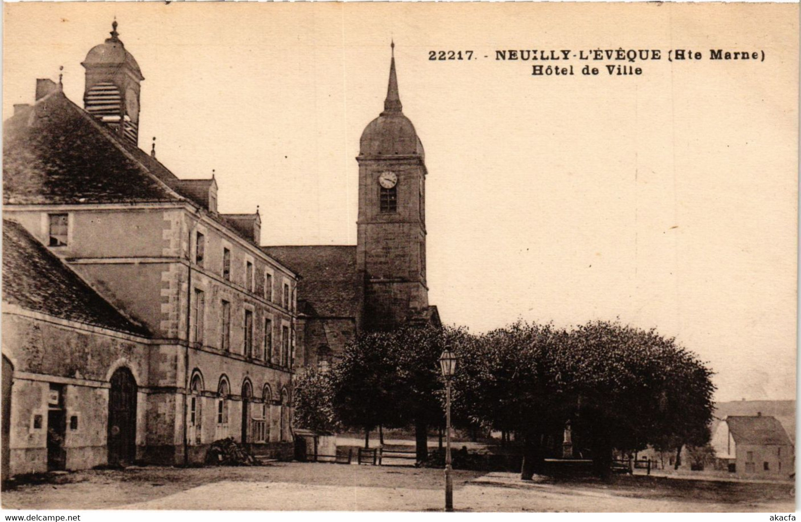 CPA Neuilly L'Eveque - Hotel De Ville (277149) - Neuilly L'Eveque