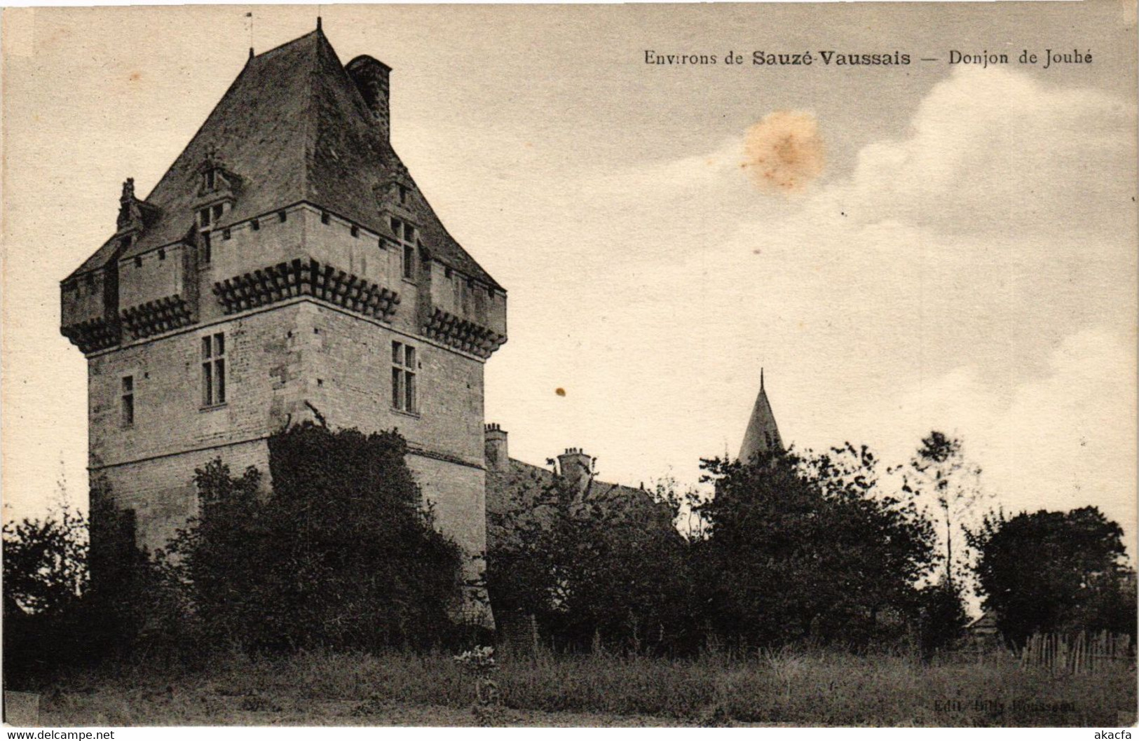 CPA Env. De SAUZE VAUSSAIS - Donjon De Jouhe (297409) - Sauze Vaussais