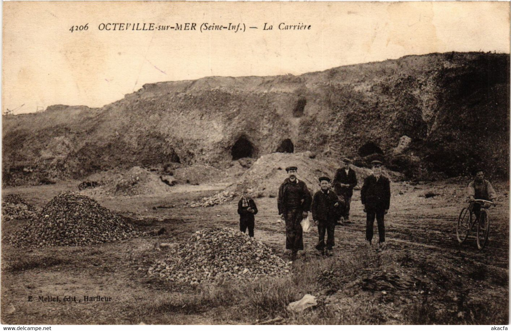 CPA OCTEVILLE-sur-MER La Carriere (348848) - Octeville