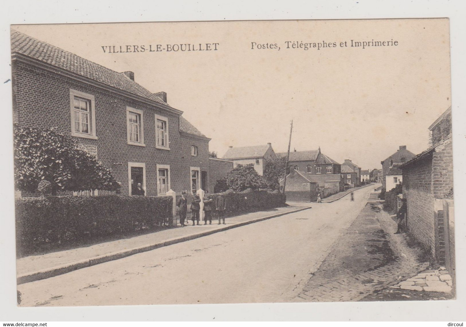 50897   Villers  Le Bouillet  Postes  Télégraphes  Et  Imprimerie - Villers-le-Bouillet