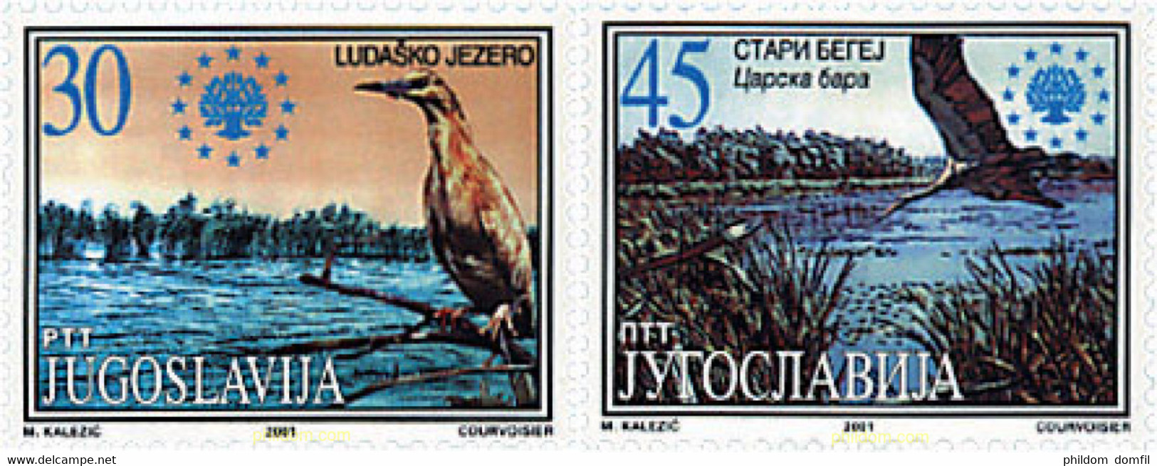 86523 MNH YUGOSLAVIA 2001 NATURALEZA - Gebruikt