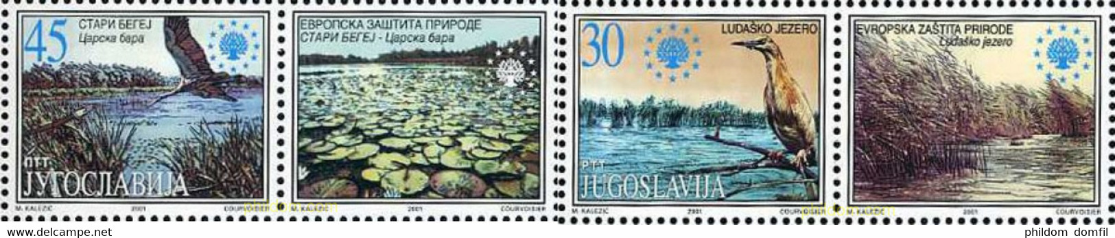 673227 MNH YUGOSLAVIA 2001 NATURALEZA - Used Stamps