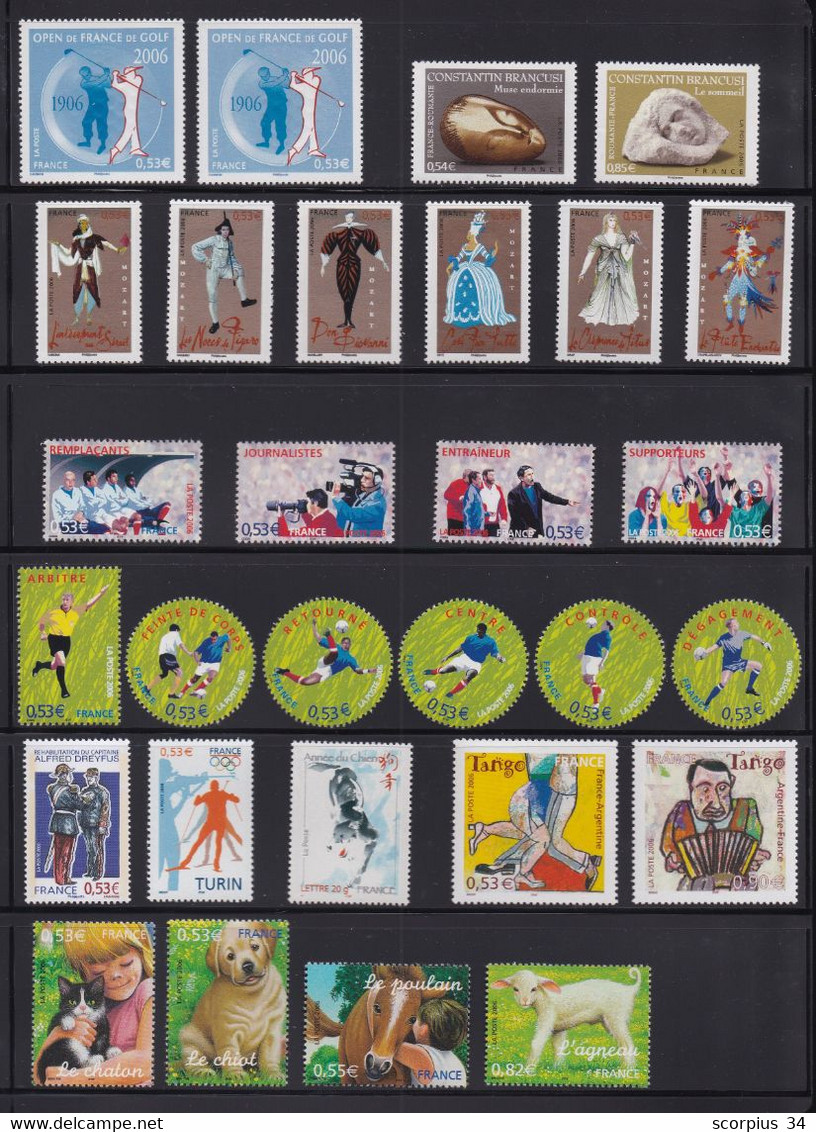 (PH1) VOIR DESCRIPTION 2006 Joli Lot De Timbres NEUFS QUALITE +++++ (88 Timbres) - 2000-2009