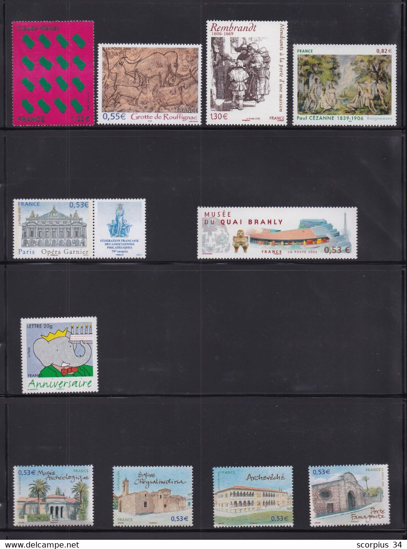 (PH1) VOIR DESCRIPTION 2006 Joli Lot De Timbres NEUFS QUALITE +++++ (88 Timbres) - 2000-2009