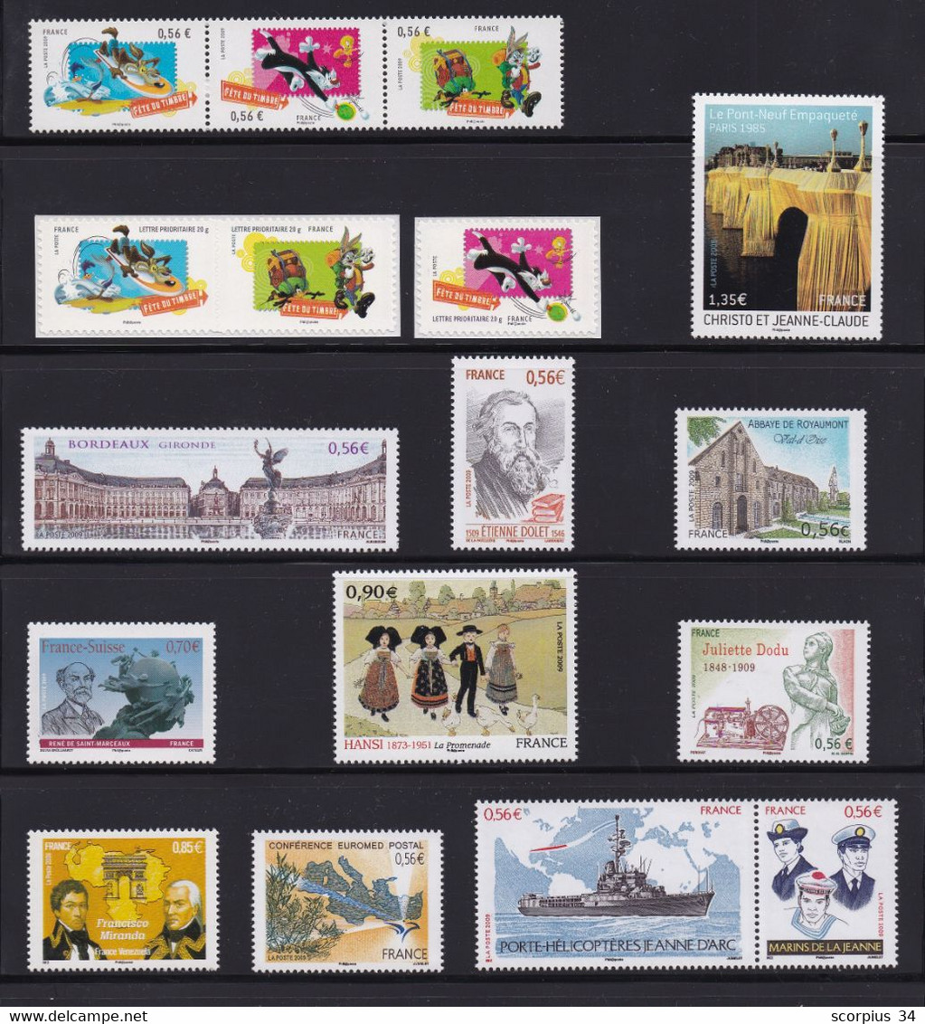 (PH2) 2009 Joli Lot De Timbres NEUFS QUALITE +++++ (34 Timbres) - 2000-2009