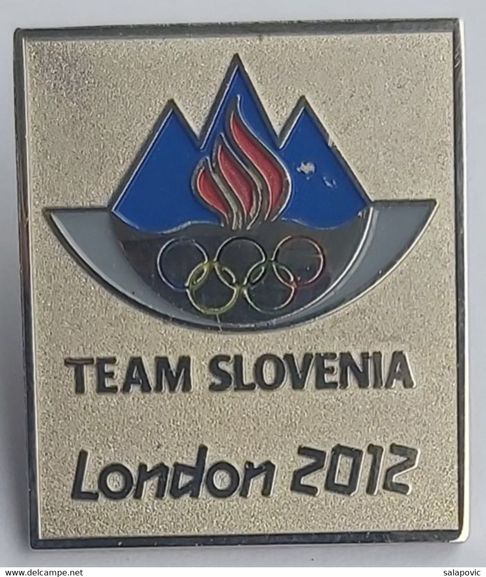 Olympic Games London 2012 Team Slovenia National Committee NOC PIN A12/3 - Jeux Olympiques