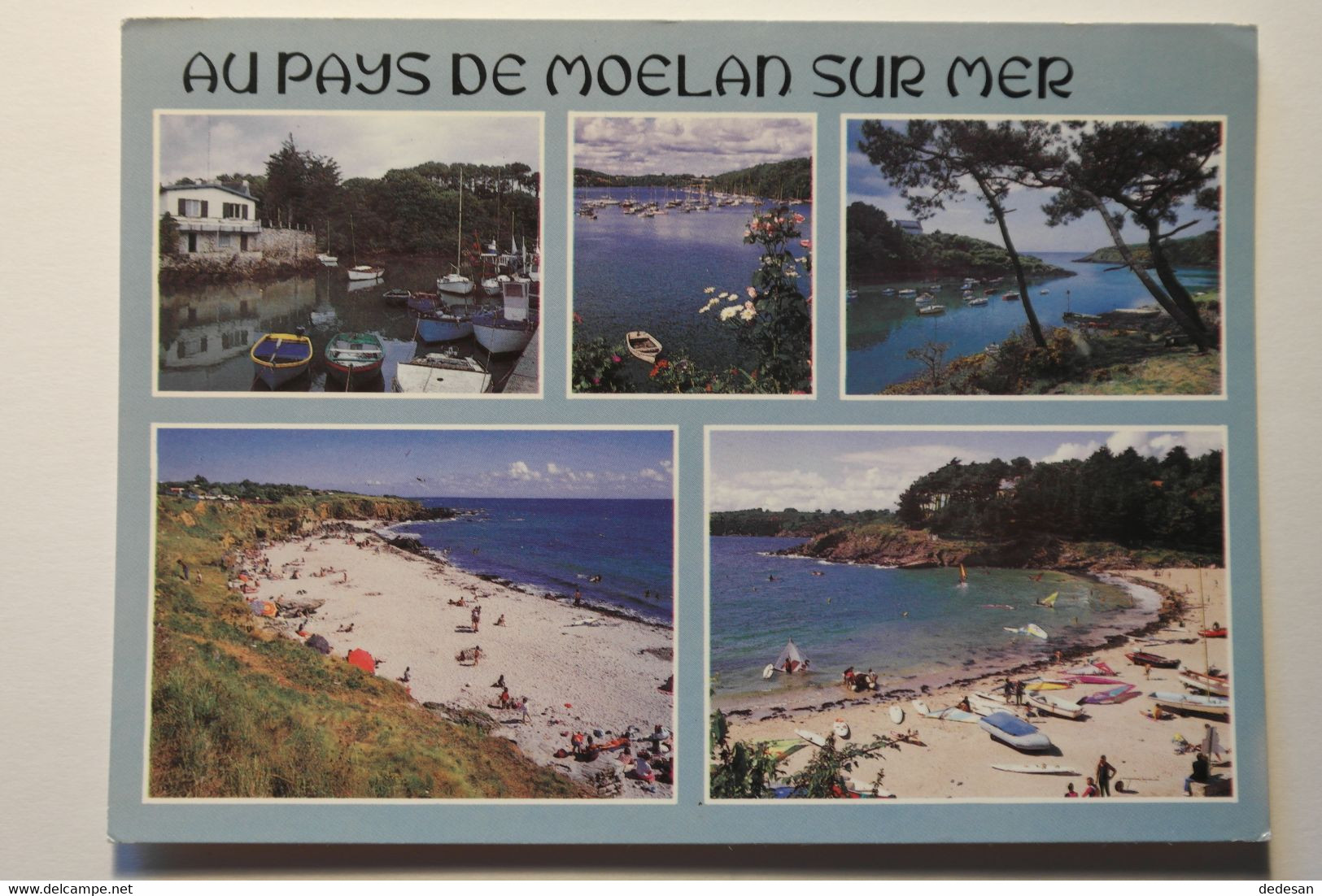 CPSM Grand Format Multivues Au Pays De Moelan Sur Mer 1988 - NO100 - Moëlan-sur-Mer
