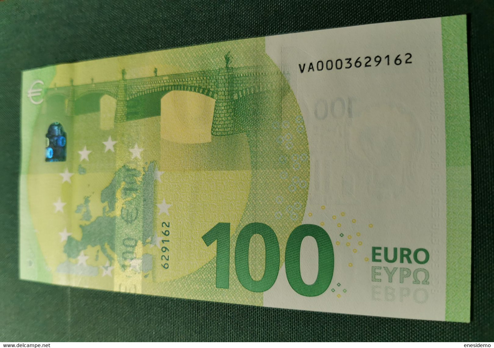 100 EURO SPAIN 2019 DRAGHI V001A2 VA000 LOW SERIAL NUMBER SC FDS UNCIRCULATED  PERFECT - 100 Euro