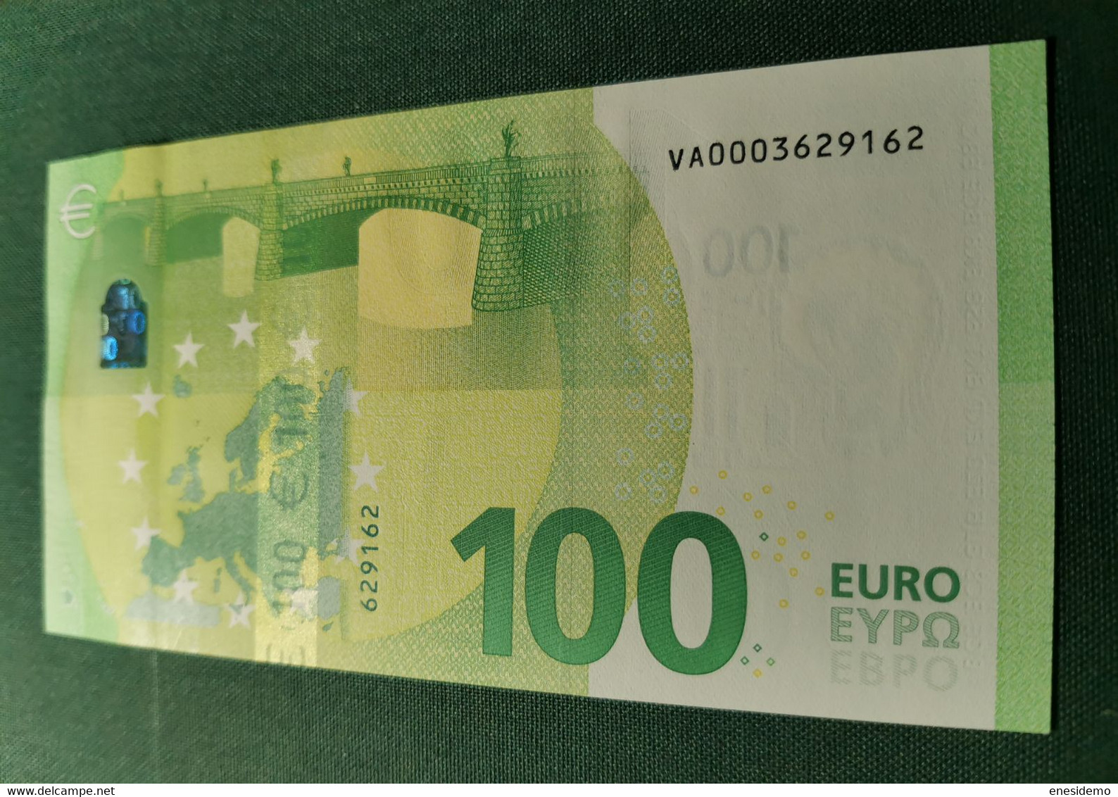 100 EURO SPAIN 2019 DRAGHI V001A2 VA000 LOW SERIAL NUMBER SC FDS UNCIRCULATED  PERFECT