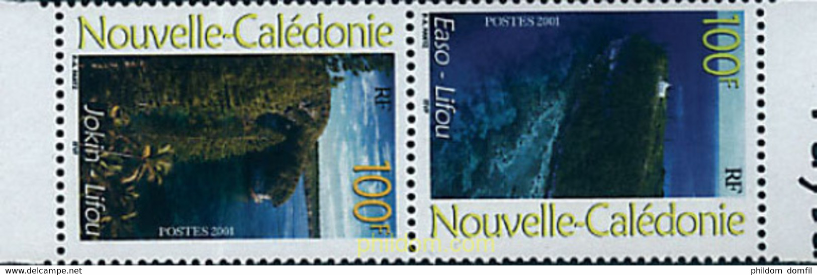 4678 MNH NUEVA CALEDONIA 2001 PAISAJES REGIONALES - Usados