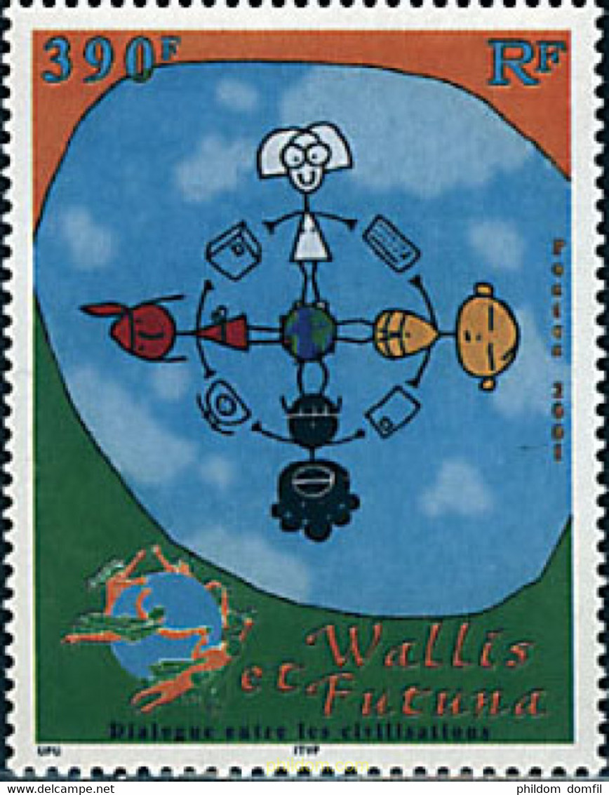 88766 MNH WALLIS Y FUTUNA 2001 AÑO INTERNACIONAL DEL DIALOGO ENTRE CIVILIZACIONES - Used Stamps
