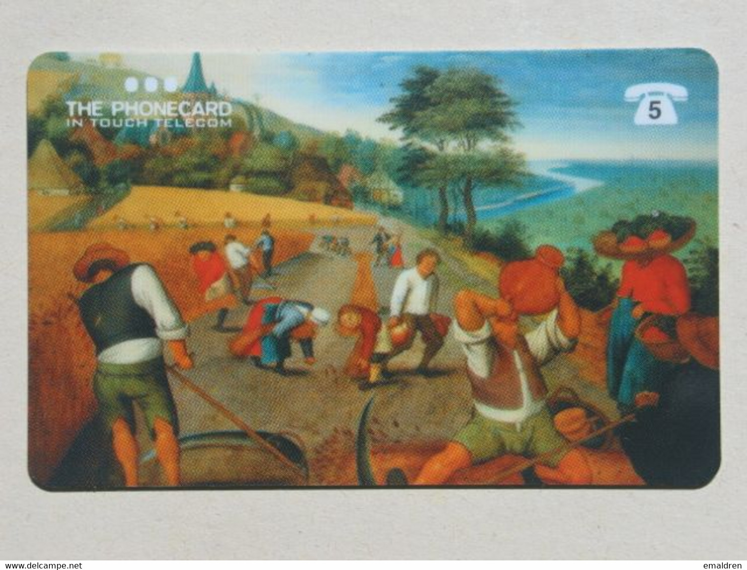 In Touch. Schilderij - Tableau - Painting Brueghel Jr. - Without Chip