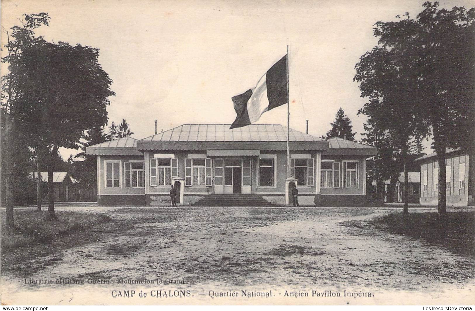 CPA France - Marne - Camp De Châlons - Quartier National - Ancien Pavillon Impériale - Librairie Militaire Guérin - Camp De Châlons - Mourmelon
