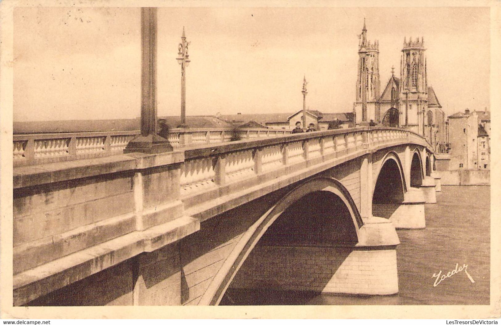 CPA France - Meurthe Et Moselle - Pont A Mousson - Le Nouveau Pont - Oblitérée 11 Septembre 1946 - Edit. Roeder - Pont A Mousson