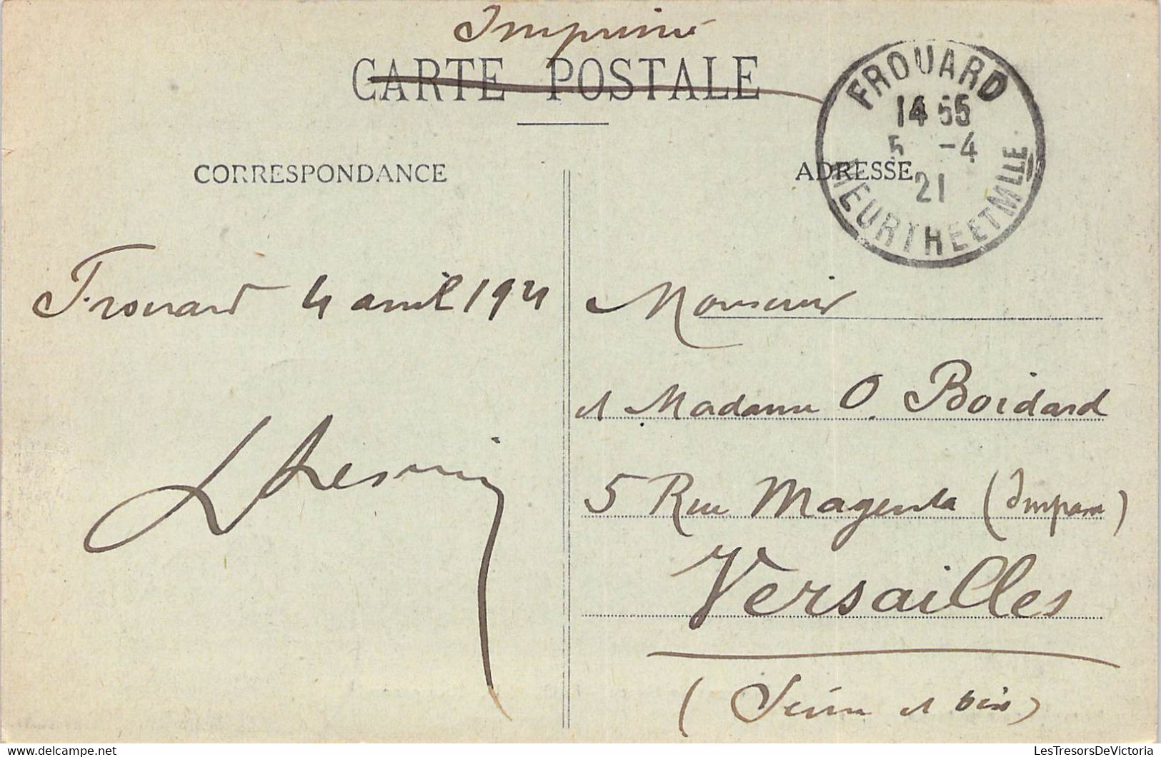 CPA France - Meurthe Et Moselle - Environs De Nancy - Frouard - Vue Générale - Maison Magasins Réunis - Oblitérée 1921 - Frouard