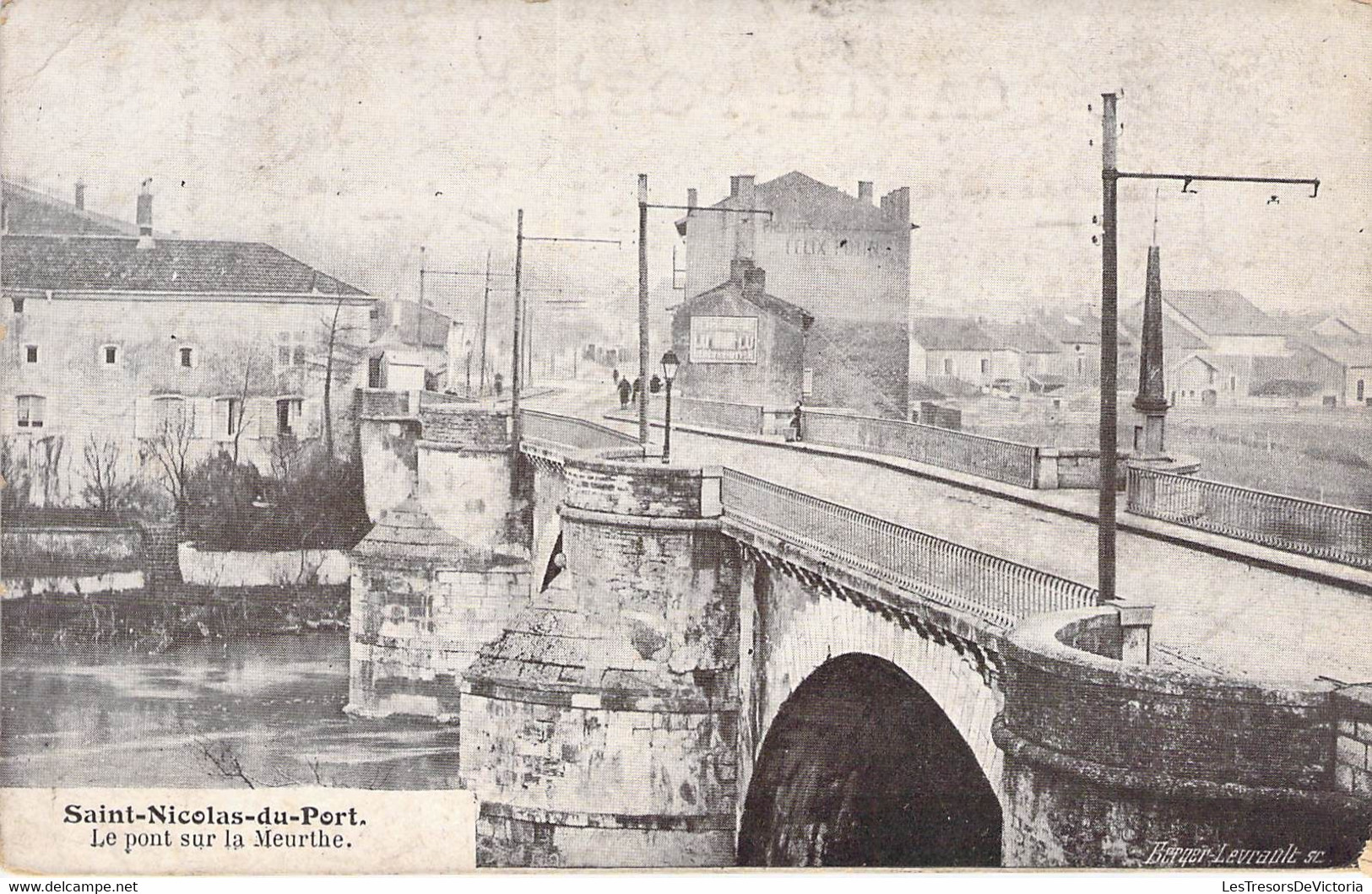 CPA France - Meurthe Et Moselle - Saint Nicolas Du Port - Le Pont Sur La Meurthe - Berger Levrault SC. - Animée - Saint Nicolas De Port