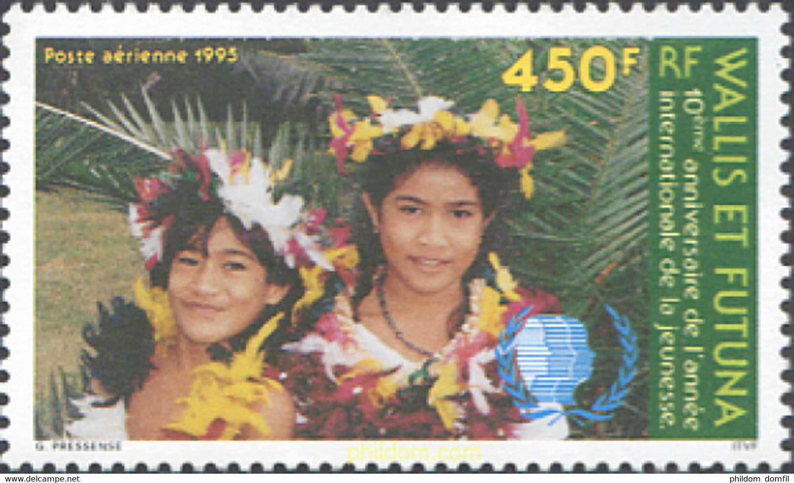 205416 MNH WALLIS Y FUTUNA 1995 10 AÑO INTERNACIONAL DE LA JUVENTUD - Oblitérés