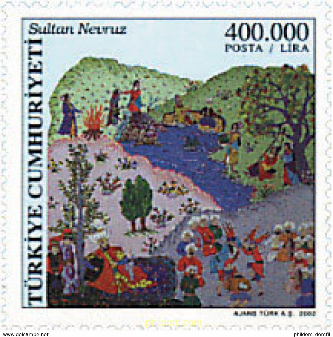 89379 MNH TURQUIA 2002 FESTIVAL DE PRIMAVERA - Lots & Serien