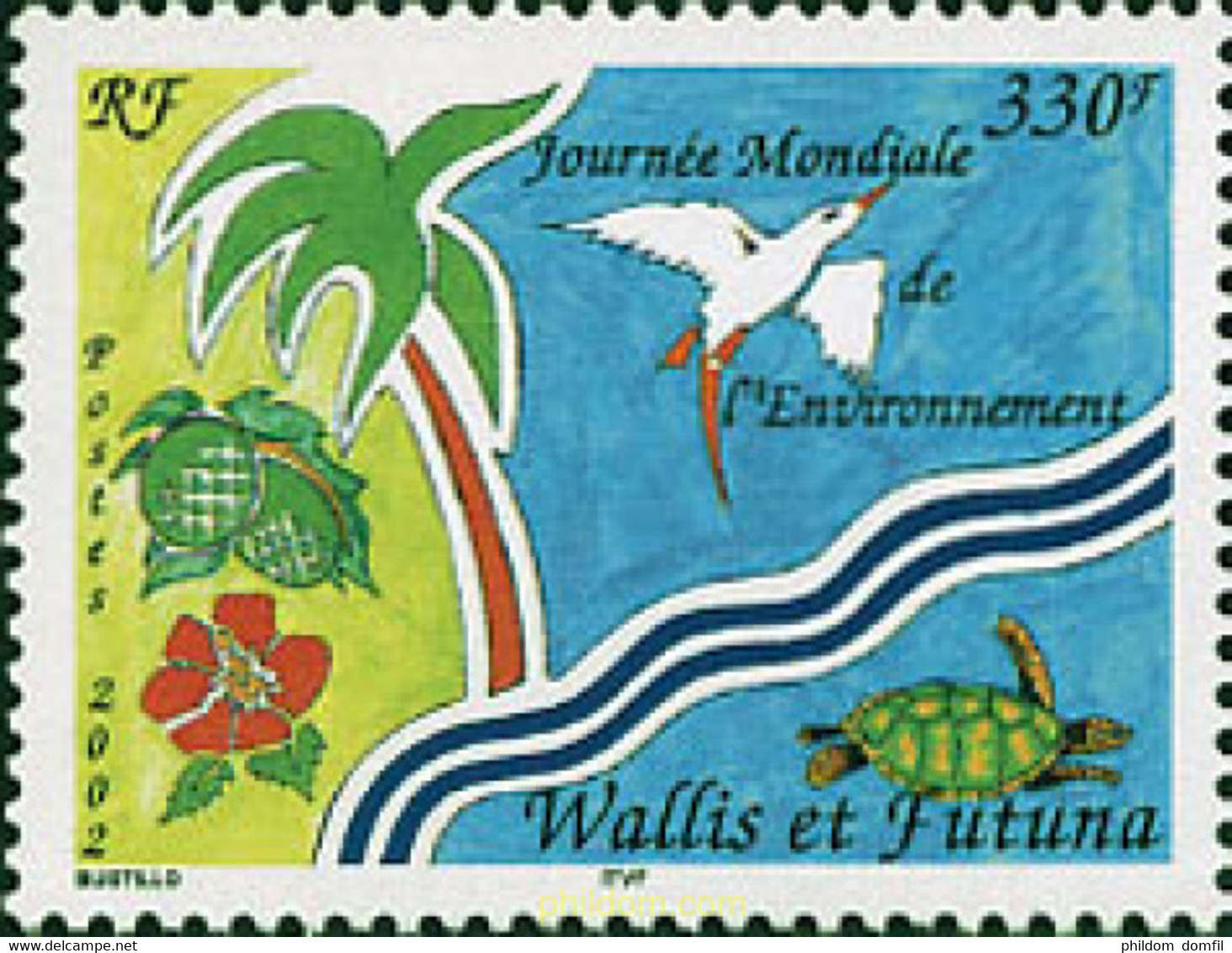 99997 MNH WALLIS Y FUTUNA 2002 DIA MUNDIAL DEL MEDIO AMBIENTE - Gebraucht