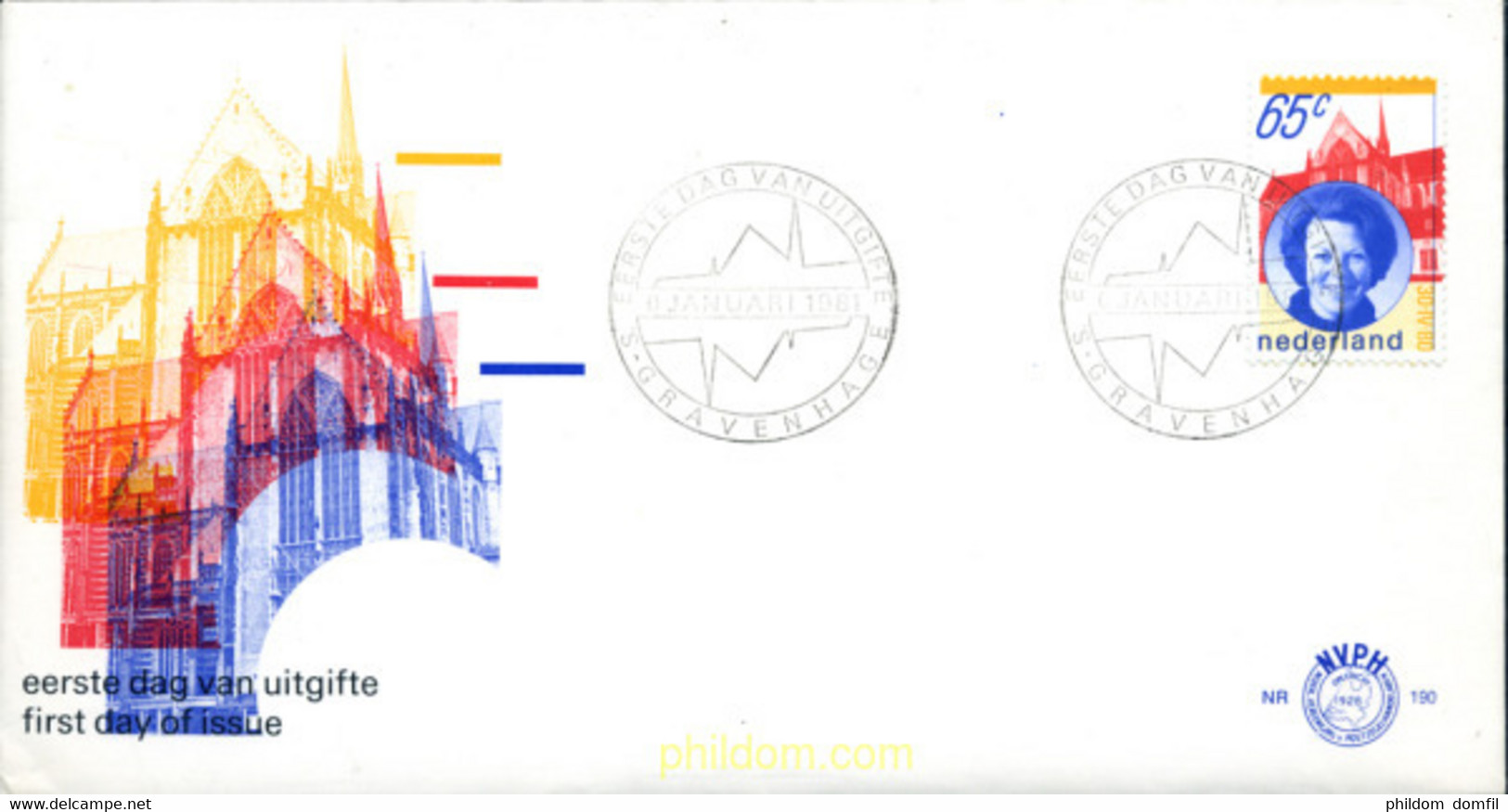 244514 MNH HOLANDA 1981 REINA BEATRIZ - Sin Clasificación