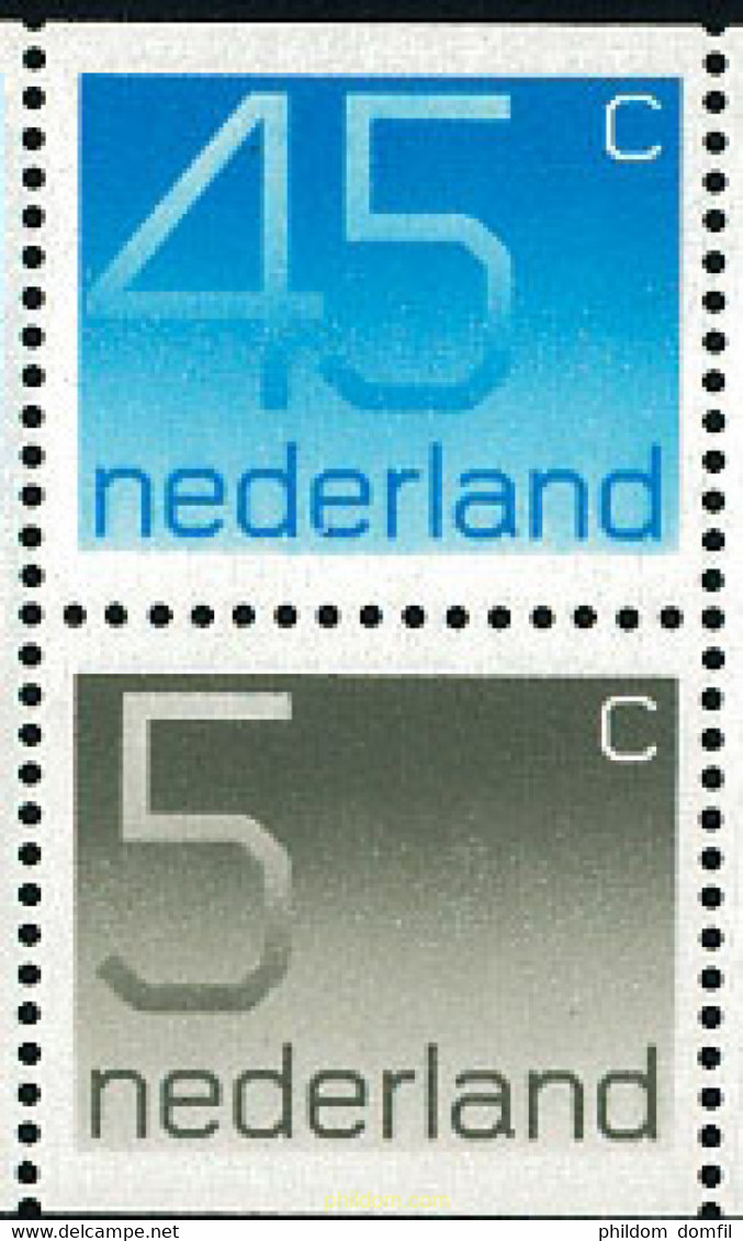 213863 MNH HOLANDA 1976 CIFRAS - Non Classés