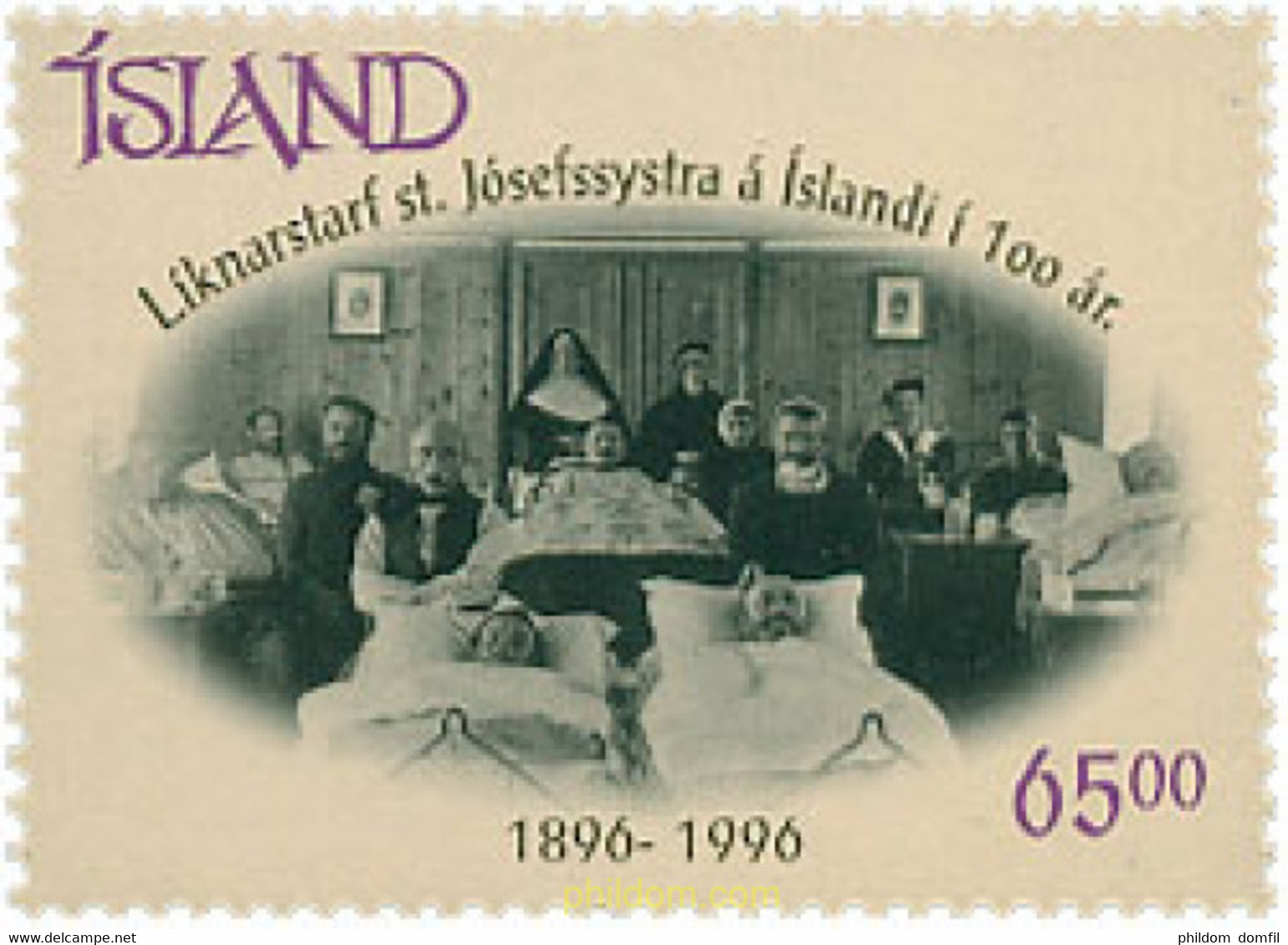 101449 MNH ISLANDIA 1996 CENTENARIO DE LA ORDEN DE SOEURS - Altri & Non Classificati