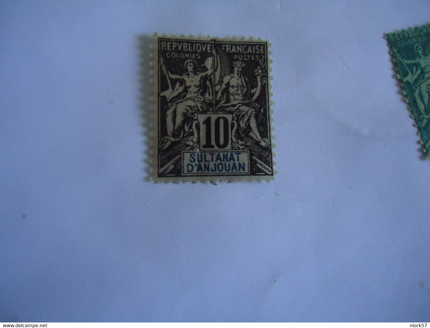 ANJOUAN   FRANCE  COLONIES MLN  STAMPS 10C - Sonstige & Ohne Zuordnung