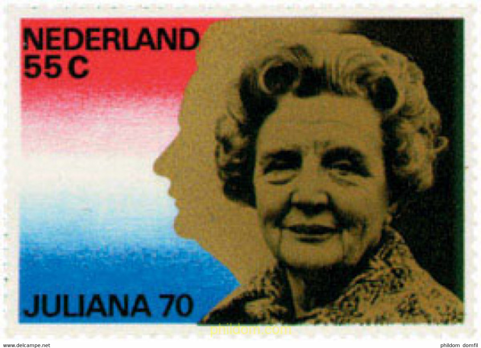 103113 MNH HOLANDA 1979 70 ANIVERSARIO DE LA REINA JULIANA - Unclassified