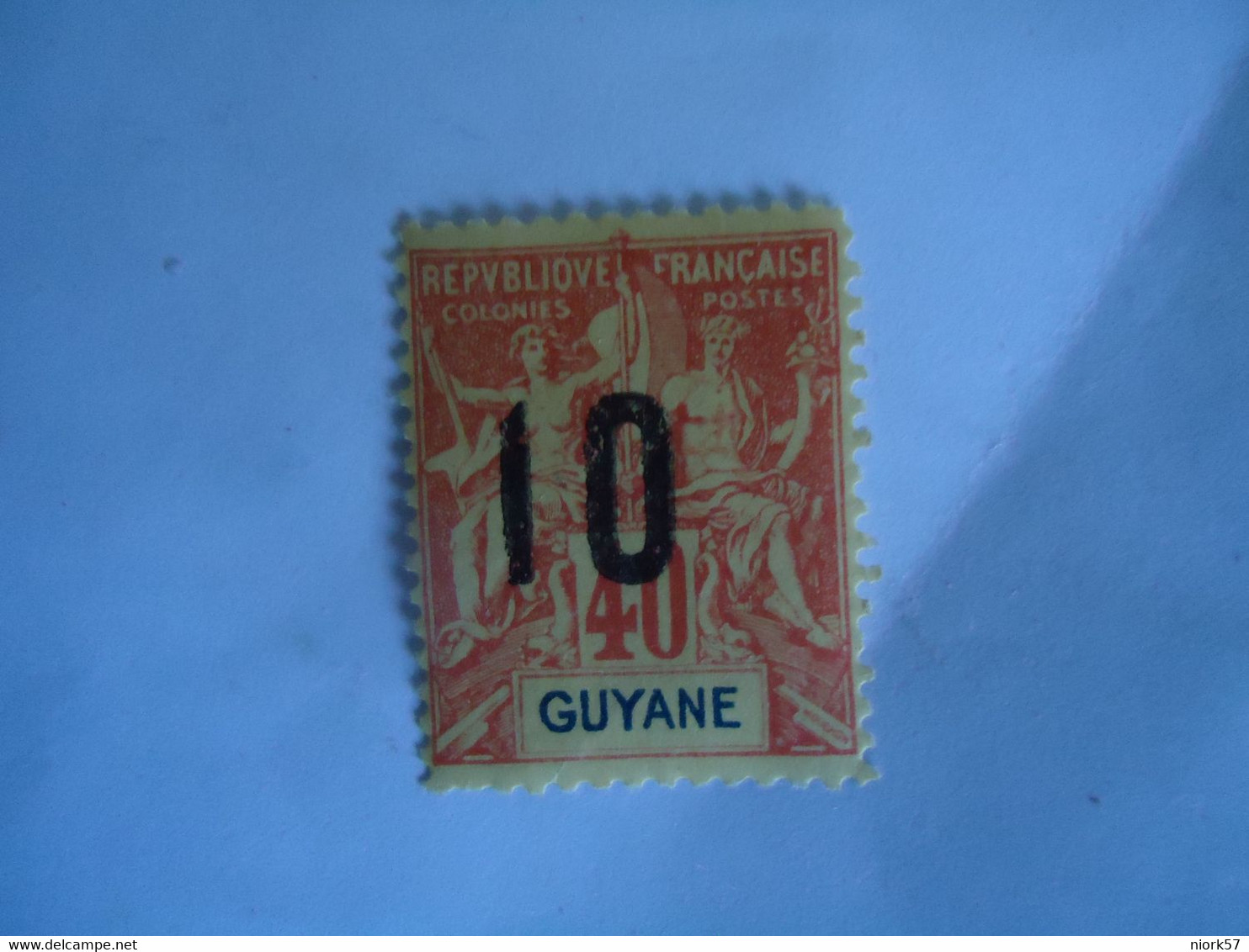 GUIANA   FRANCE  COLONIES MNH  STAMPS OVERPRINT - Other & Unclassified